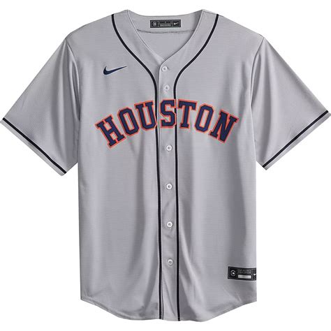 nike men's houston astros blank official replica road jersey|houston astros nike.